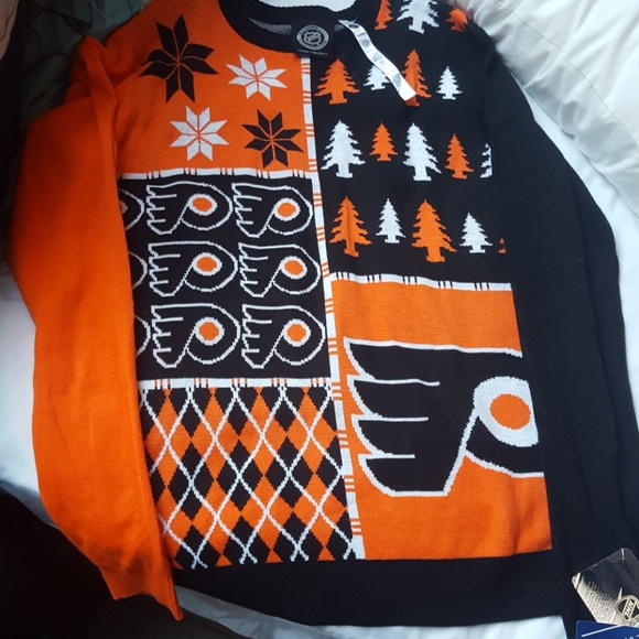 nhl sweaters philadelphia flyers ugly sweater poshmark flyers sweaters